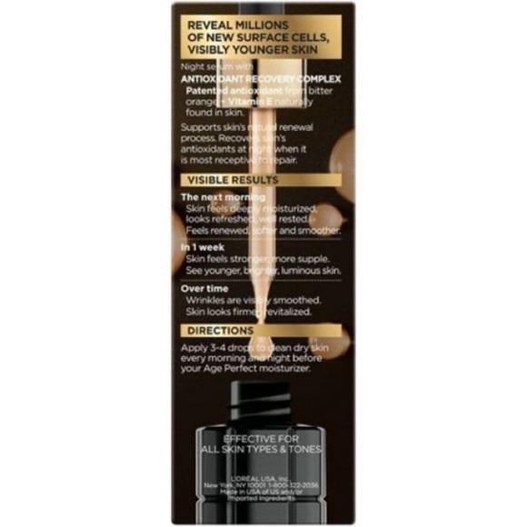 L’Oréal Paris AGE PERFECT CELL RENEWAL MINIGHT SERUM! - Picture 4 of 9